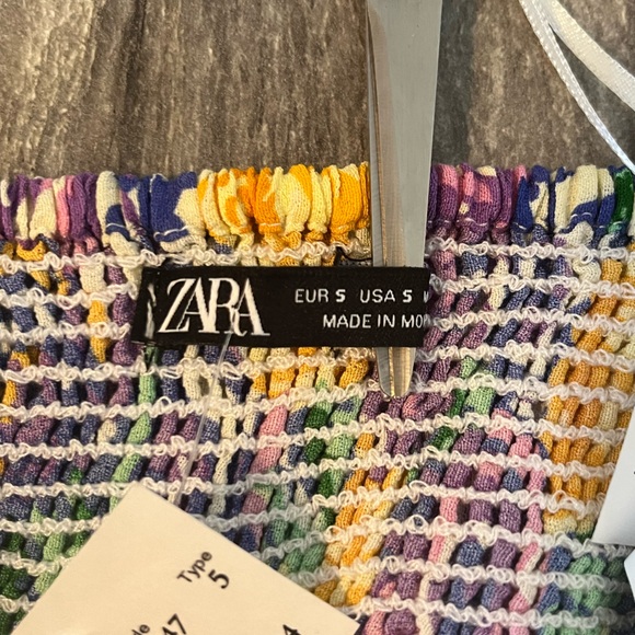 Zara Floral Halter Crop Top - Picture 13 of 15